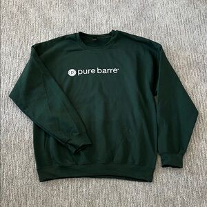 Private Label Dark Green Crewneck Sweater